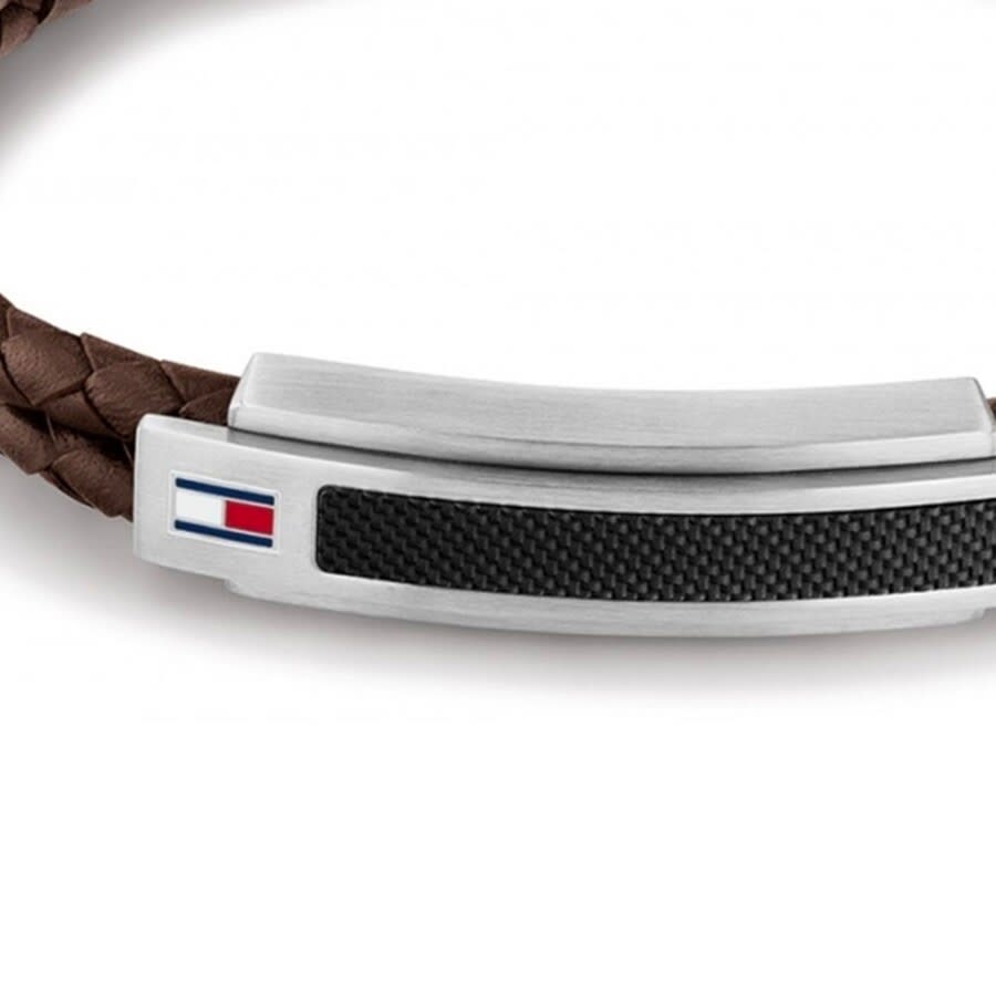 Alternative Image for ProductTommy Hilfiger Pique Bracelet Leather Brown3