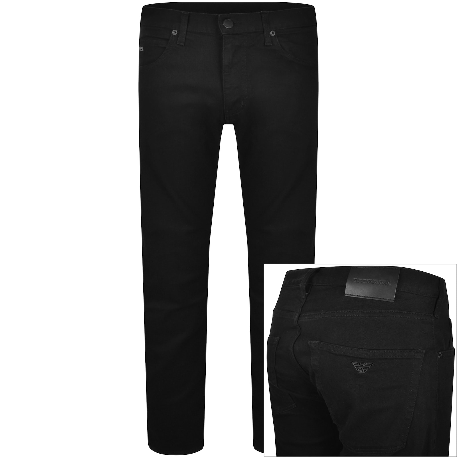 Tectonic bunker Ondartet tumor Emporio Armani J45 Regular Fit Jeans Black | Mainline Menswear United States