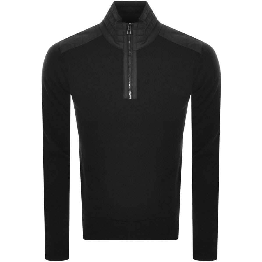Alternative Image for ProductBelstaff Jaxon Half Zip Sweatshirt Black1