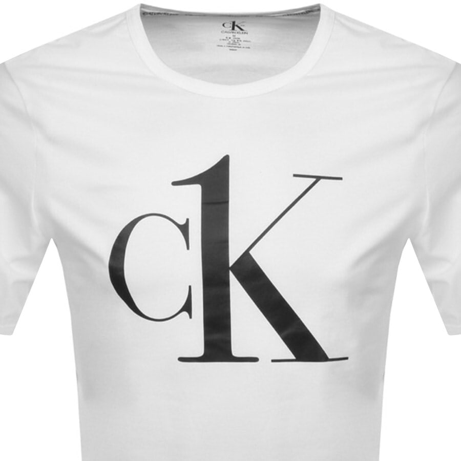 Alternative Image for ProductCalvin Klein Lounge Logo T Shirt White2