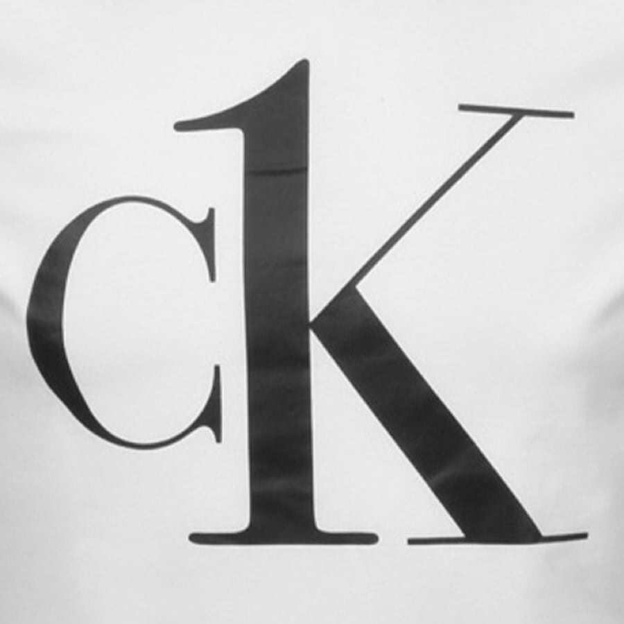 Alternative Image for ProductCalvin Klein Lounge Logo T Shirt White3