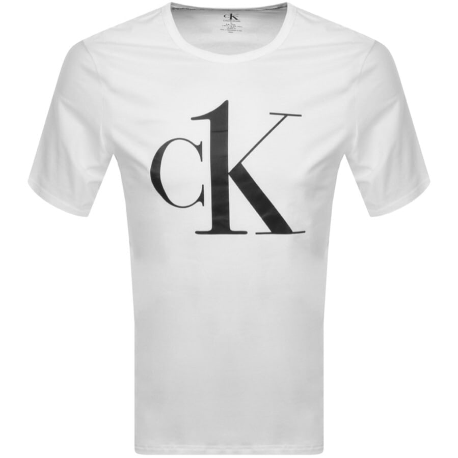 Calvin Klein Lounge Logo T Shirt White | Mainline Menswear United States