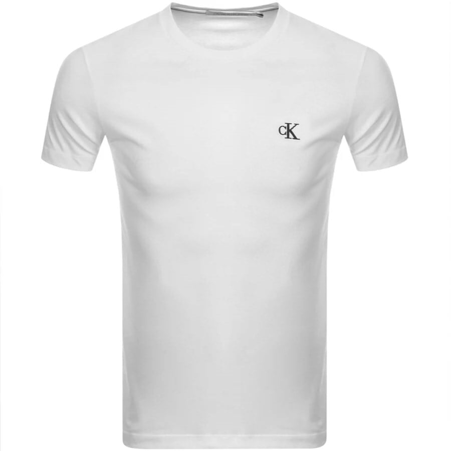 Calvin Klein Jeans Logo T Shirt White