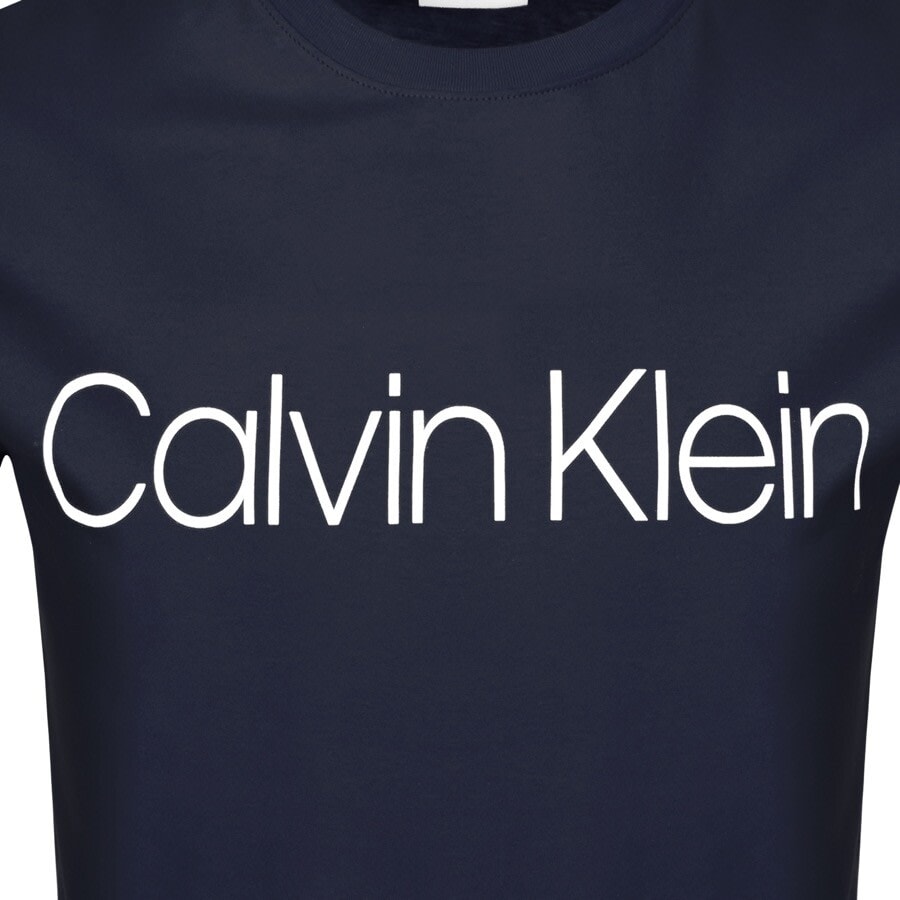 Alternative Image for ProductCalvin Klein Logo T Shirt Navy3