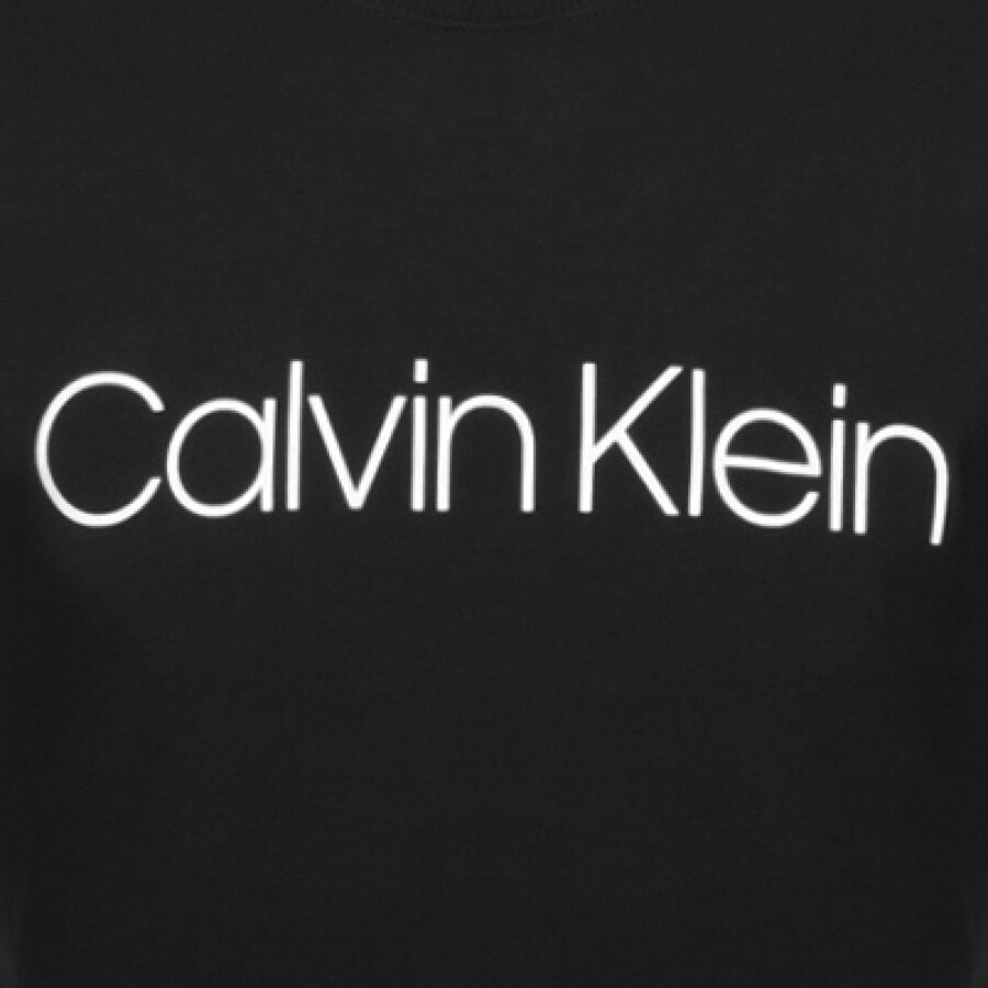 Alternative Image for ProductCalvin Klein Logo Crew Neck Sweatshirt Black3