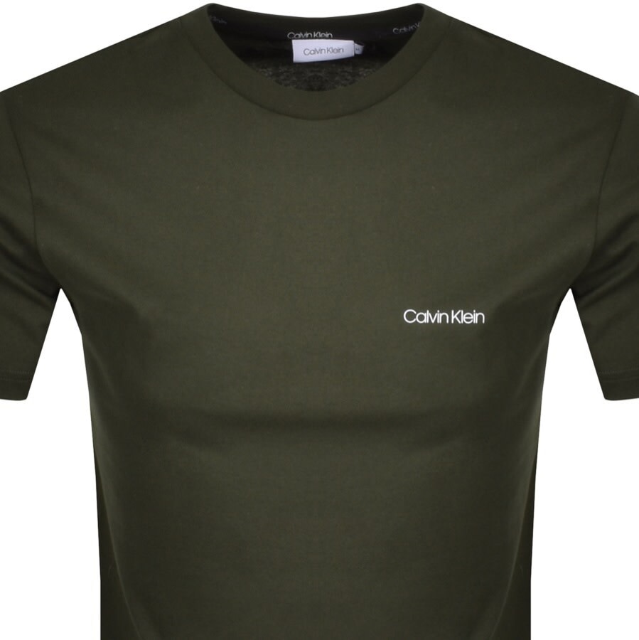 Alternative Image for ProductCalvin Klein Chest Logo T Shirt Green2