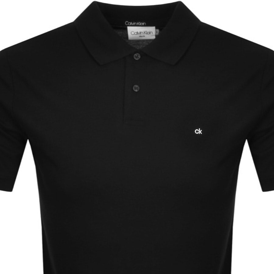 Alternative Image for ProductCalvin Klein Short Sleeved Polo T Shirt Black2