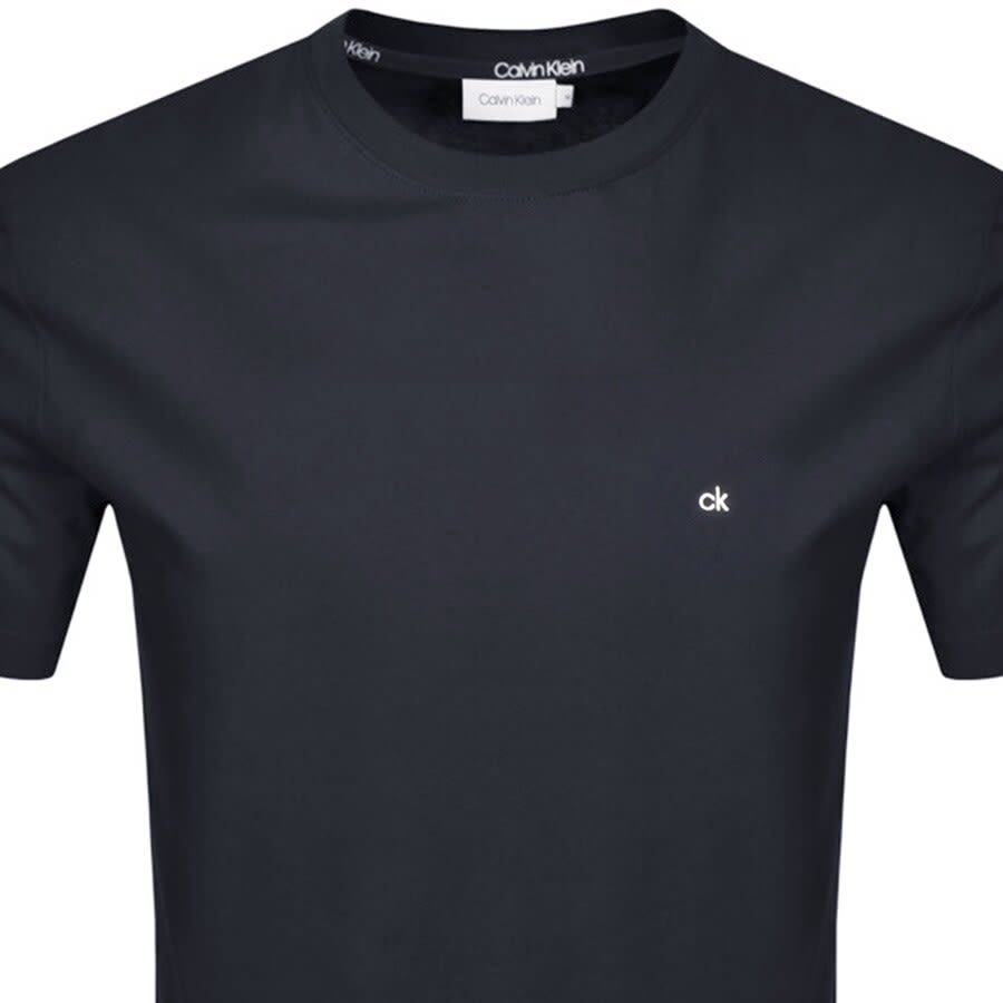 Alternative Image for ProductCalvin Klein Logo T Shirt Navy2