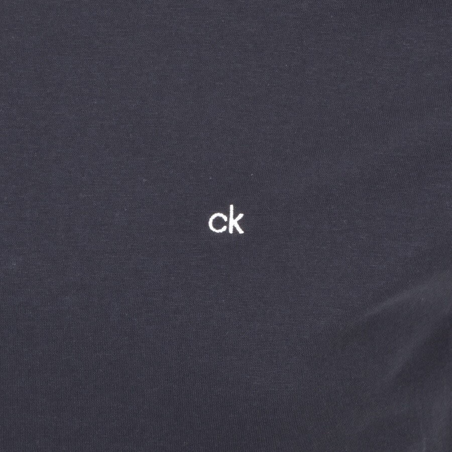 Alternative Image for ProductCalvin Klein Logo T Shirt Navy3