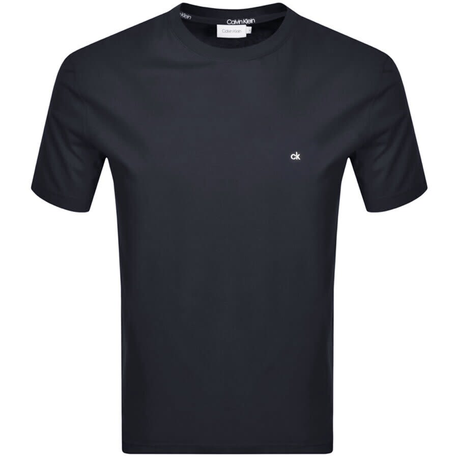 Calvin Klein Logo T Shirt Navy | Mainline Menswear