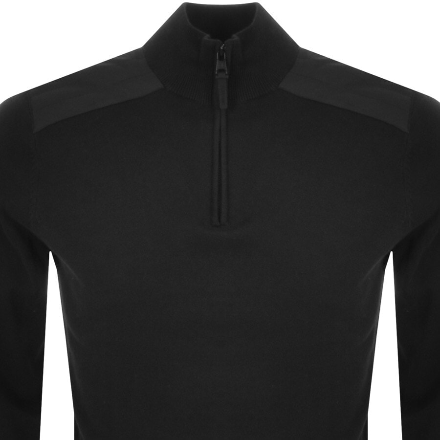 Alternative Image for ProductCalvin Klein Half Zip Sweatshirt Black2
