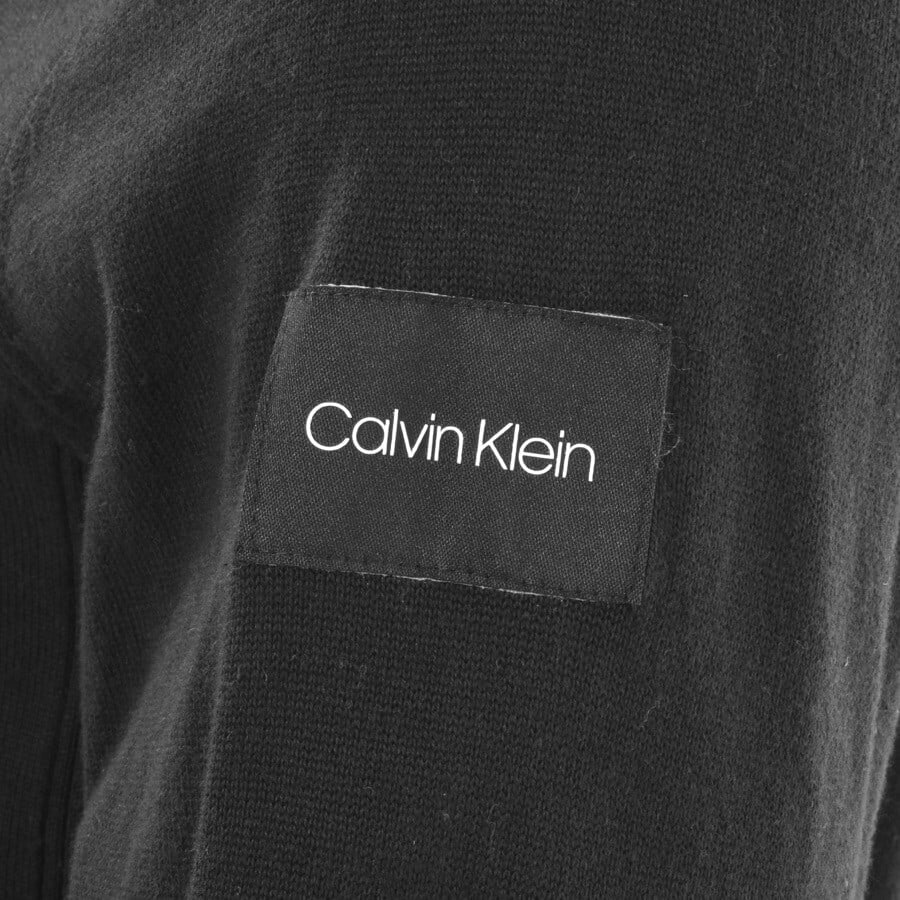 Alternative Image for ProductCalvin Klein Half Zip Sweatshirt Black3