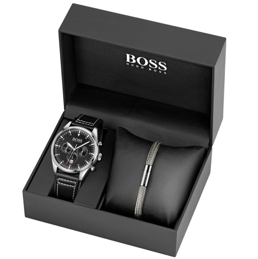 BOSS Watch Bracelet Gift Set Silver | Mainline Menswear