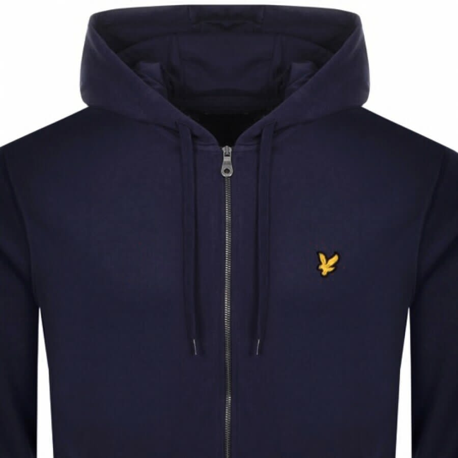 Alternative Image for ProductLyle And Scott Full Zip Hoodie Navy2