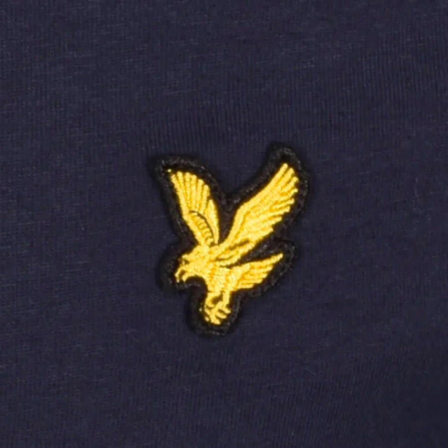 Alternative Image for ProductLyle And Scott Long Sleeved Polo T Shirt Navy3
