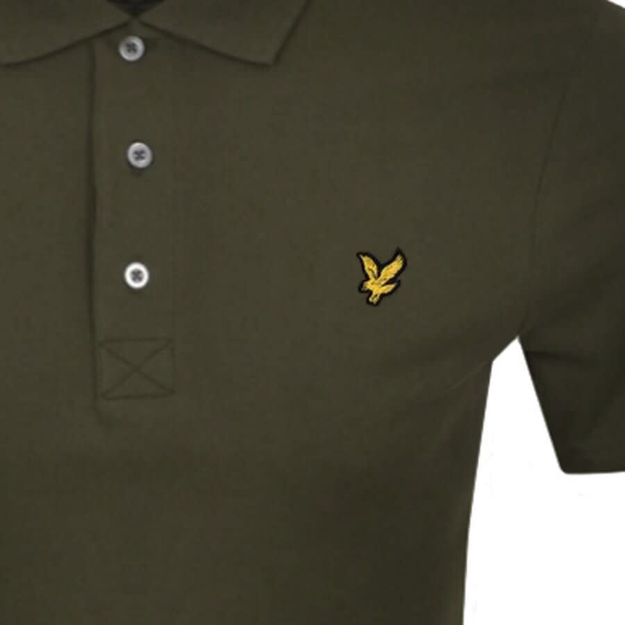 Alternative Image for ProductLyle And Scott Short Sleeved Polo T Shirt Green3