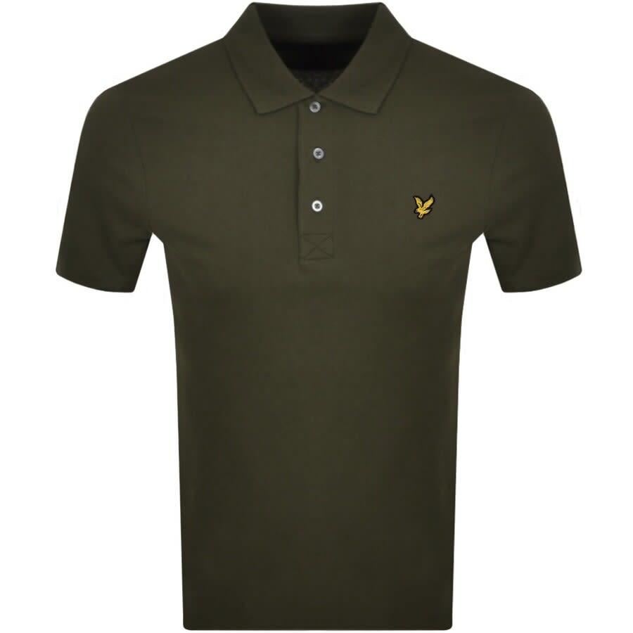 Alternative Image for ProductLyle And Scott Short Sleeved Polo T Shirt Green1