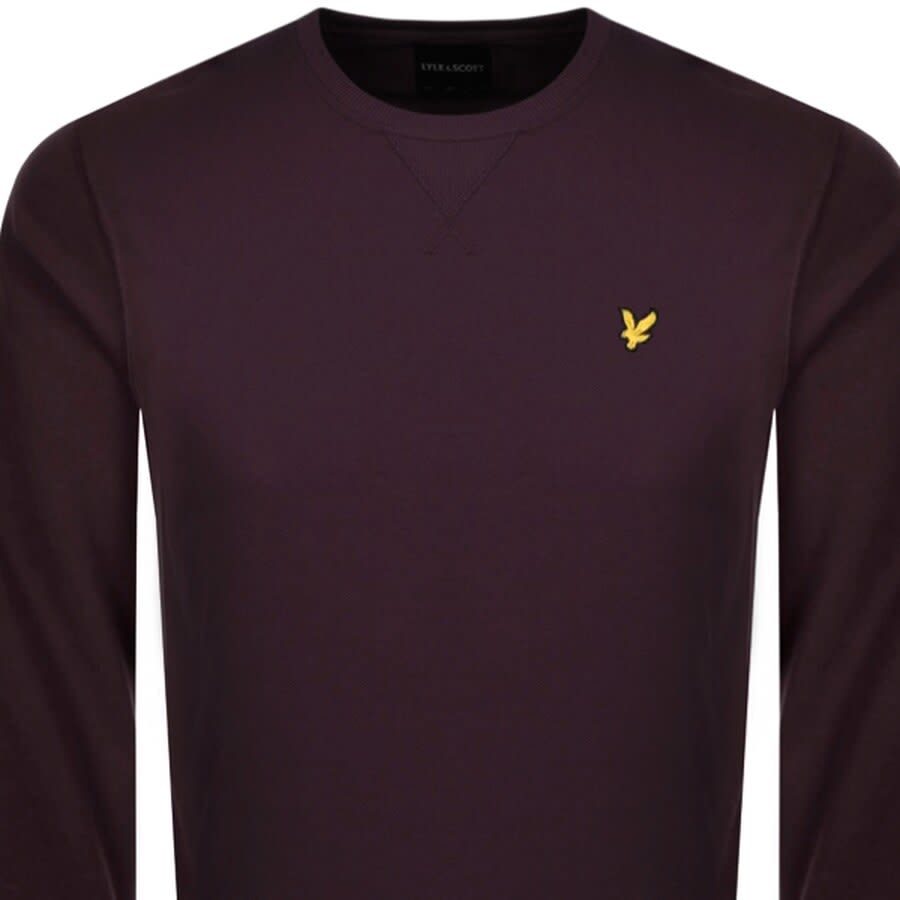 Alternative Image for ProductLyle And Scott Crew Neck Sweatshirt Burgundy2