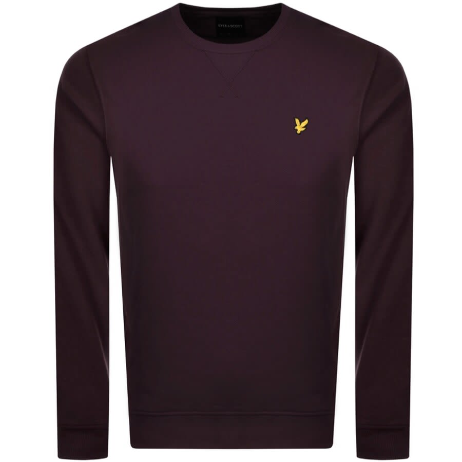 Alternative Image for ProductLyle And Scott Crew Neck Sweatshirt Burgundy1