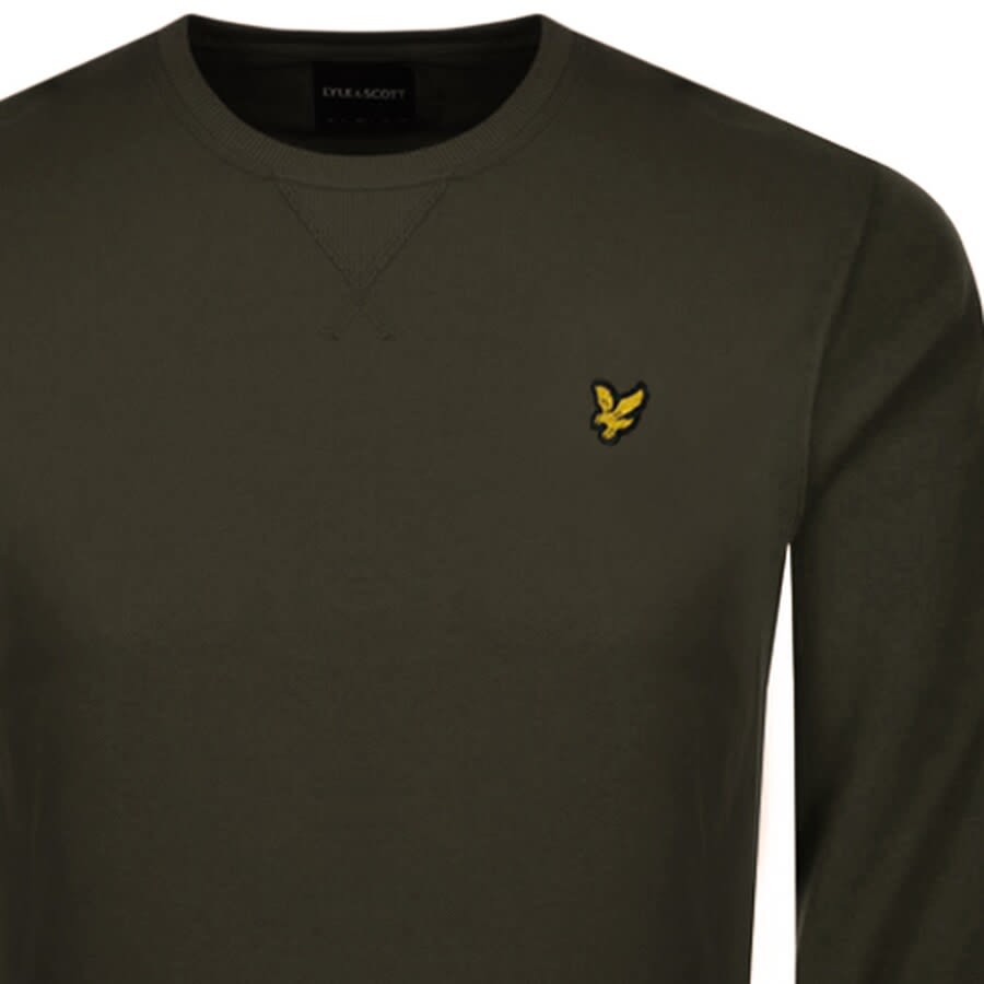Alternative Image for ProductLyle And Scott Crew Neck Sweatshirt Green3