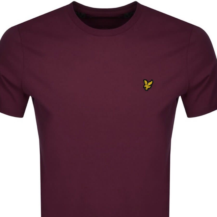 Alternative Image for ProductLyle And Scott Crew Neck T Shirt Burgundy2