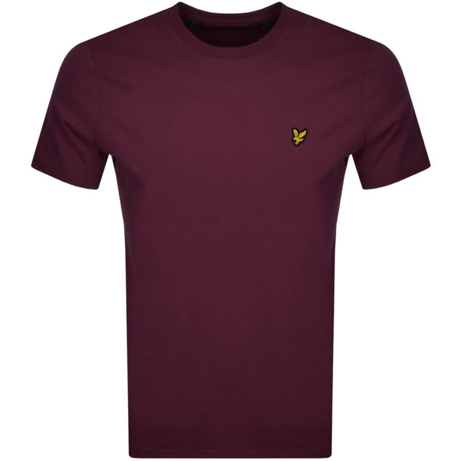 Alternative Image for ProductLyle And Scott Crew Neck T Shirt Burgundy1