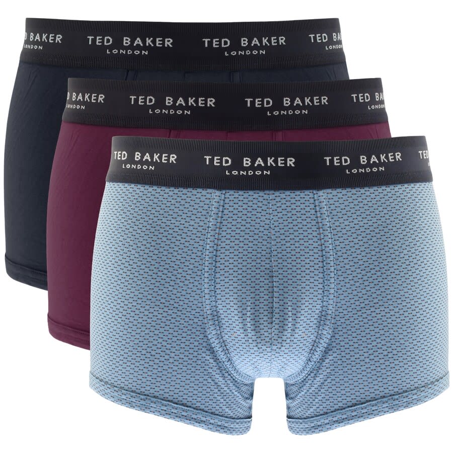 Alternative Image for ProductTed Baker Underwear Triple PackTrunks Navy1
