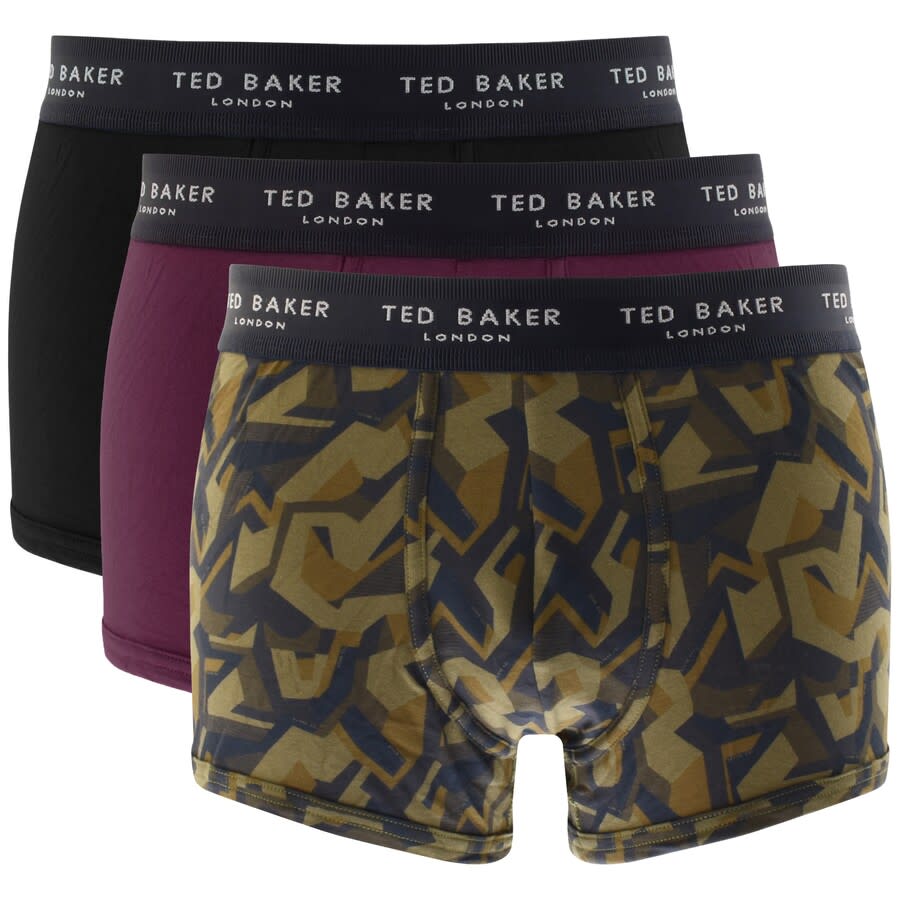 Alternative Image for ProductTed Baker Underwear Triple PackTrunks Black1