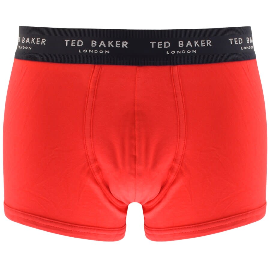 Alternative Image for ProductTed Baker Underwear Triple PackTrunks Red2