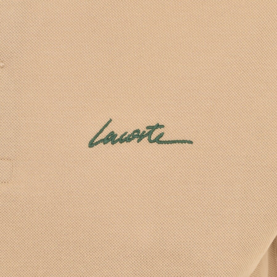 Alternative Image for ProductLacoste Colour Block Polo T Shirt Beige3