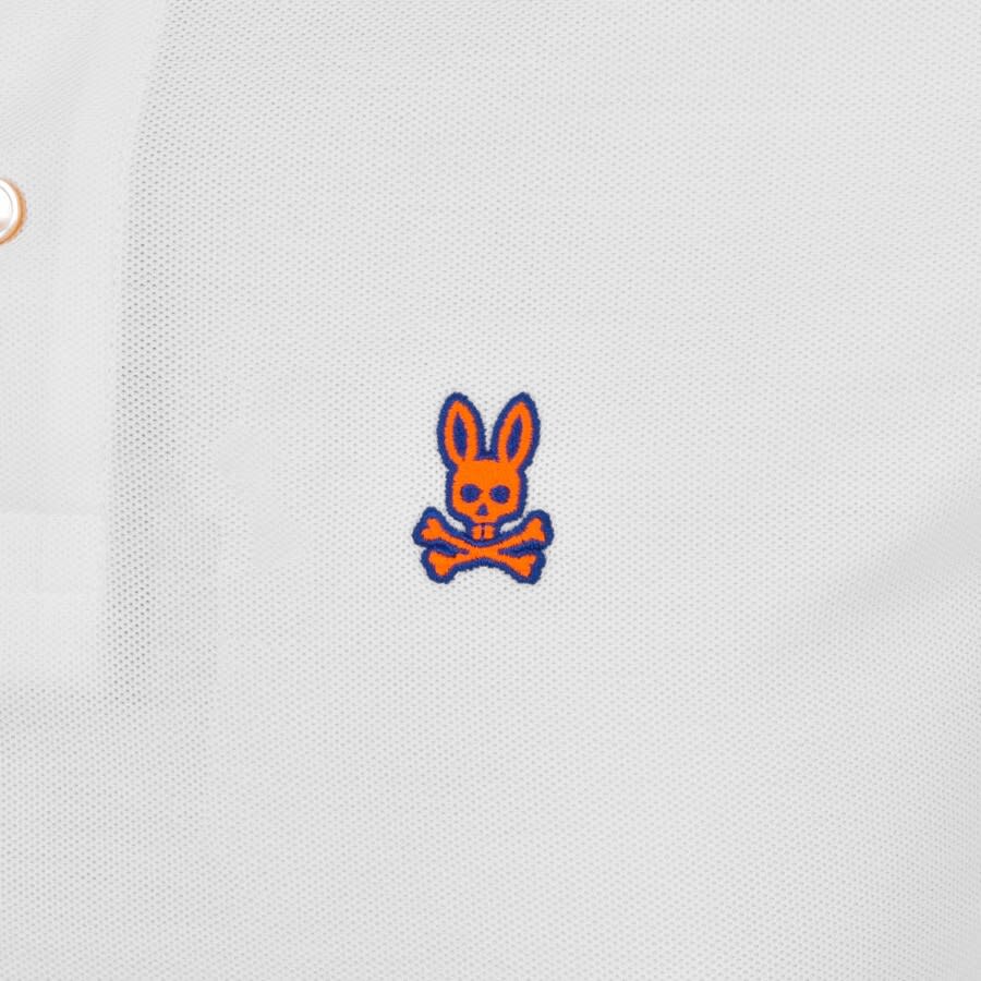 Alternative Image for ProductPsycho Bunny Kells Contrast Polo T Shirt White3