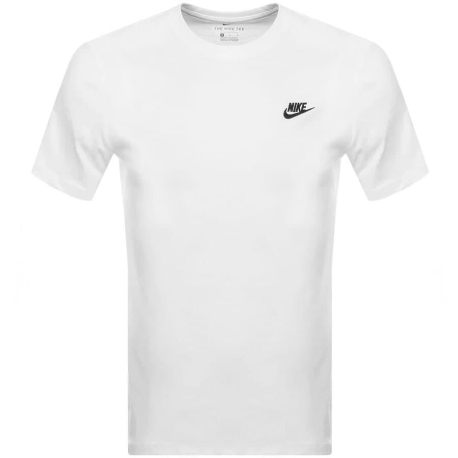 Nike Crew Neck Club T Shirt White