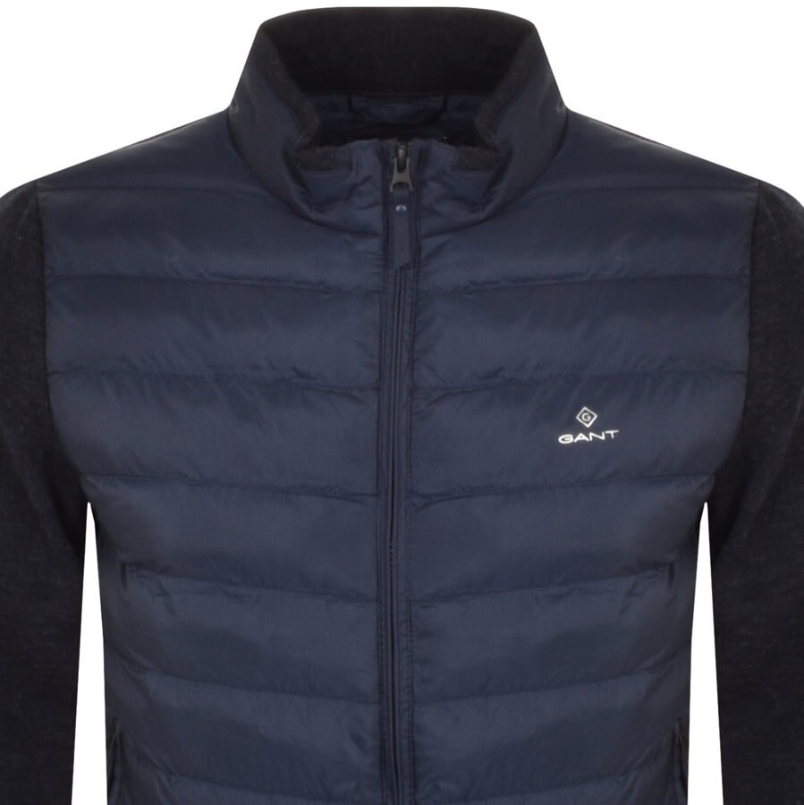 Alternative Image for ProductGant Mix Media Light Padded Jacket Navy2