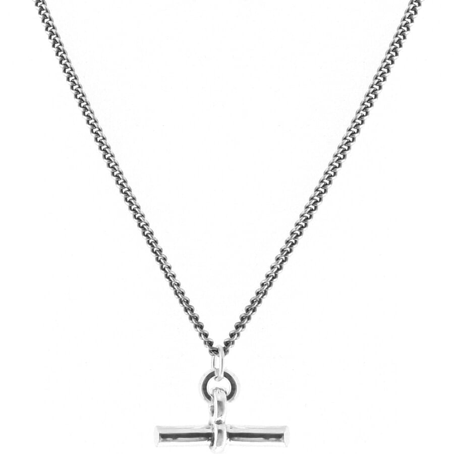 Alternative Image for ProductSerge Denimes T Bar Necklace Silver2