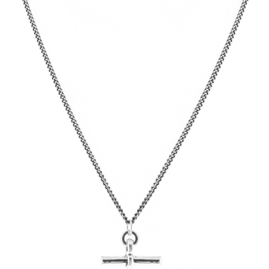 Alternative Image for ProductSerge Denimes T Bar Necklace Silver1