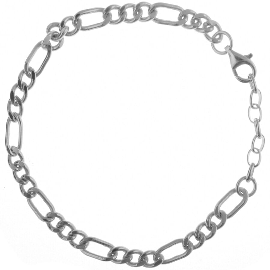 Alternative Image for ProductSerge Denimes Figaro Clasp Bracelet Silver1