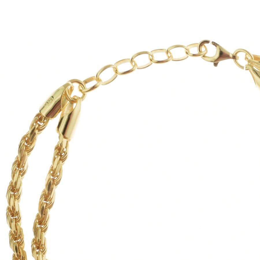 Alternative Image for ProductSerge Denimes Rope Bracelet Gold3