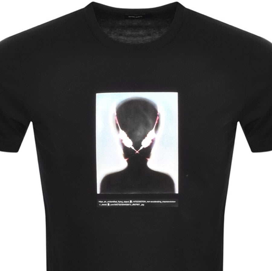 Alternative Image for ProductDiesel Diegos Short Sleeve T Shirt Black2