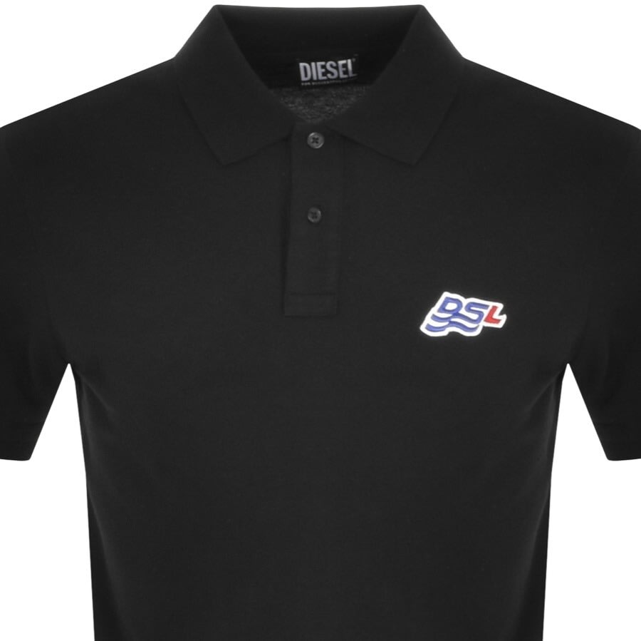 Alternative Image for ProductDiesel Smith Polo T Shirt Black2