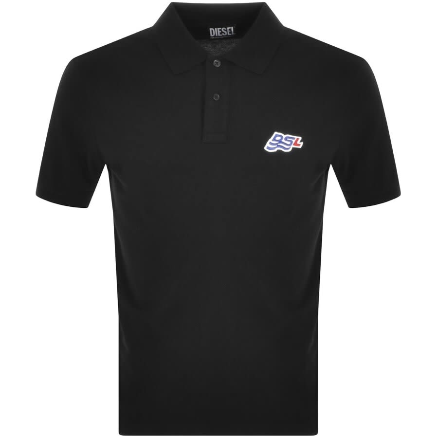 Alternative Image for ProductDiesel Smith Polo T Shirt Black1