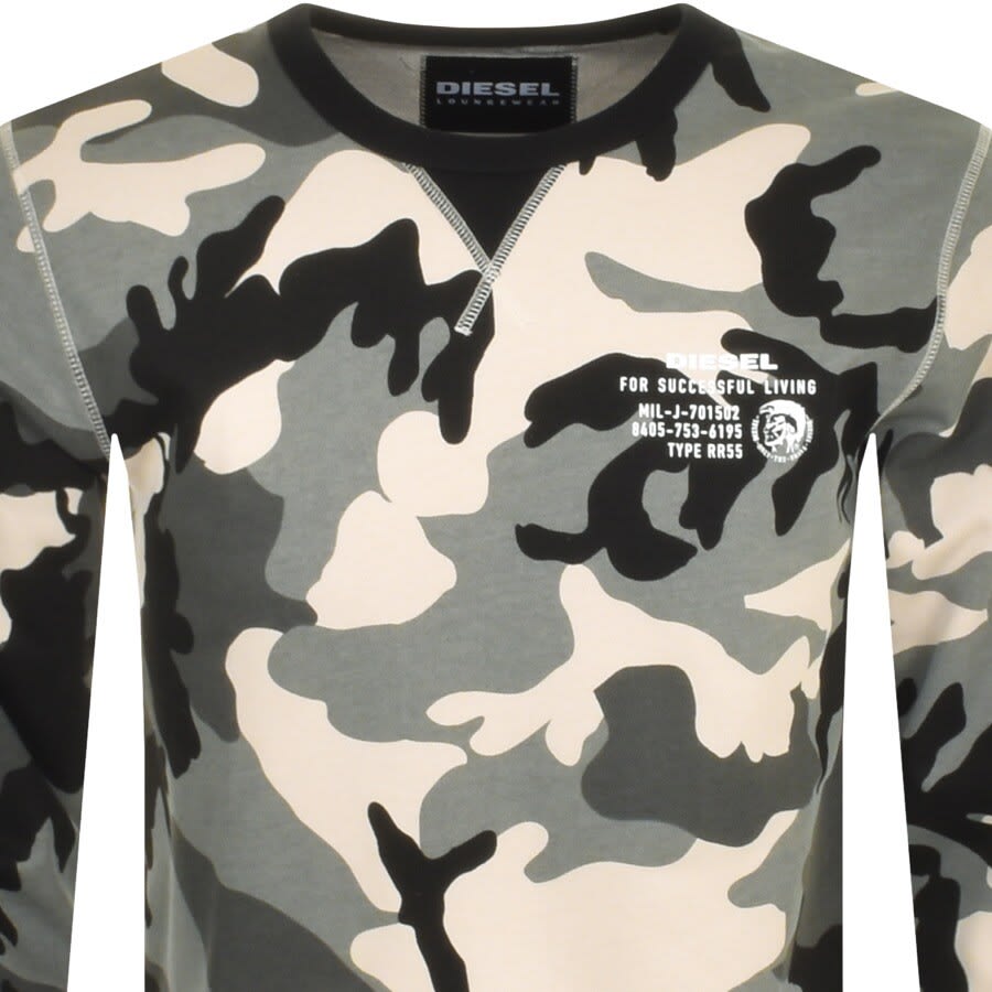 Alternative Image for ProductDiesel Willy Logo Sweatshirt Black2