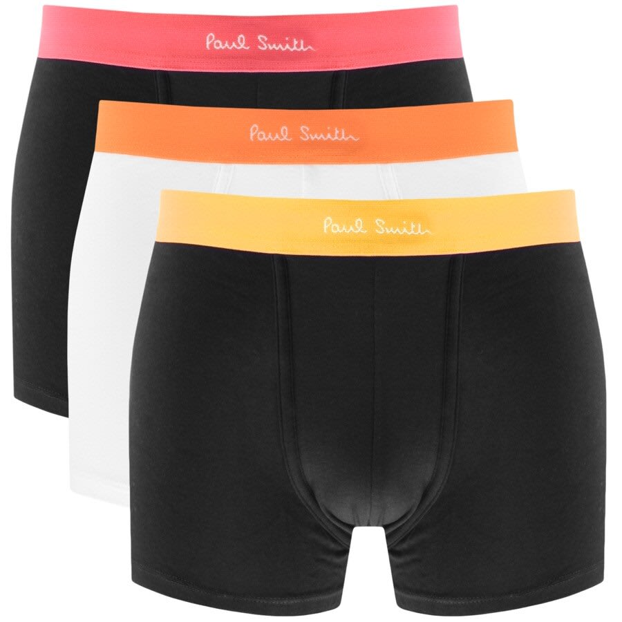Alternative Image for ProductPS By Paul Smith Three Pack Boxer Trunks Black1