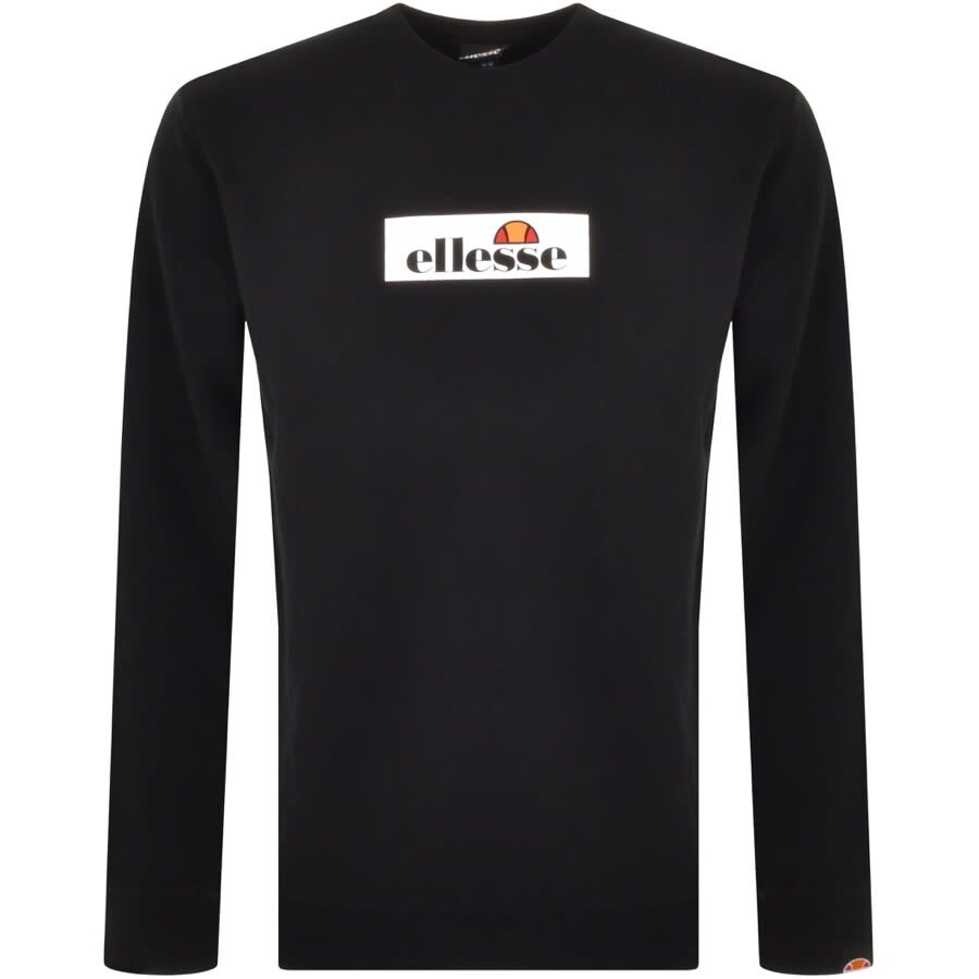Alternative Image for ProductEllesse Brocko Crew Neck Logo Tracksuit Black2