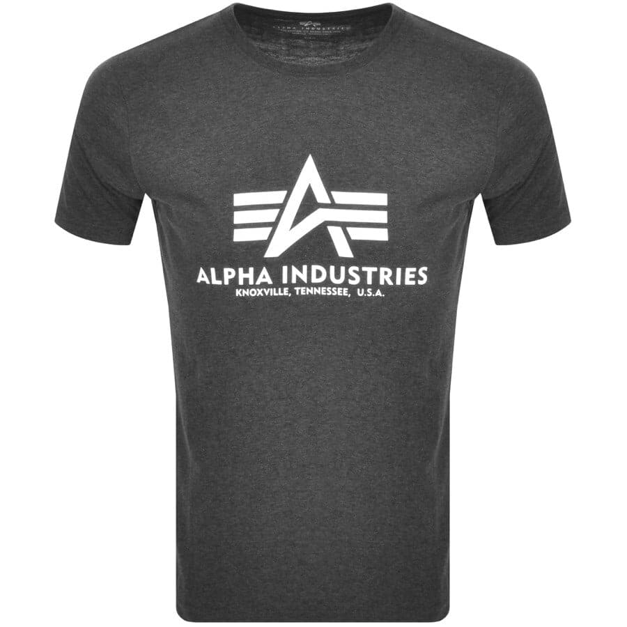Alternative Image for ProductAlpha Industries Logo T Shirt Grey1