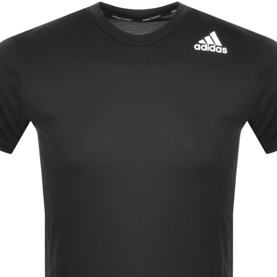 Alternative Image for Productadidas Training 3 Stripes T Shirt Black2