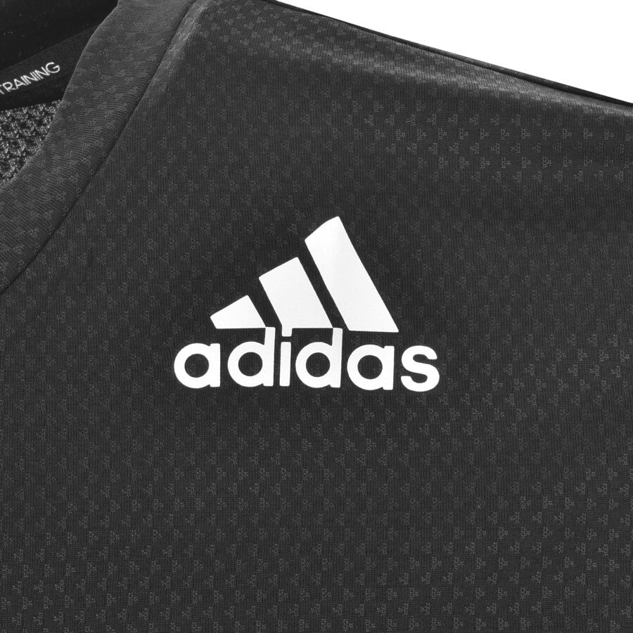 Alternative Image for Productadidas Training 3 Stripes T Shirt Black3