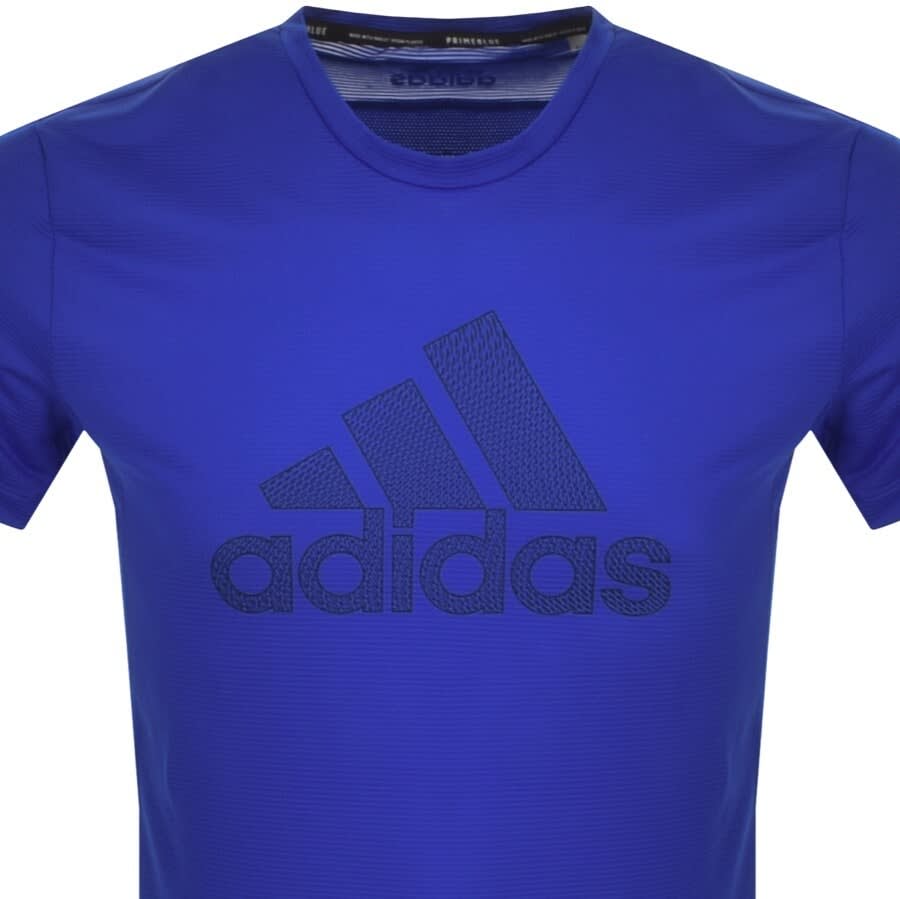 Alternative Image for Productadidas Training Aero Warri T Shirt Blue2