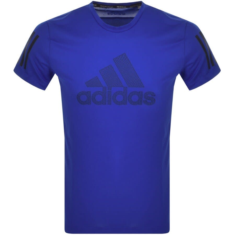 Alternative Image for Productadidas Training Aero Warri T Shirt Blue1
