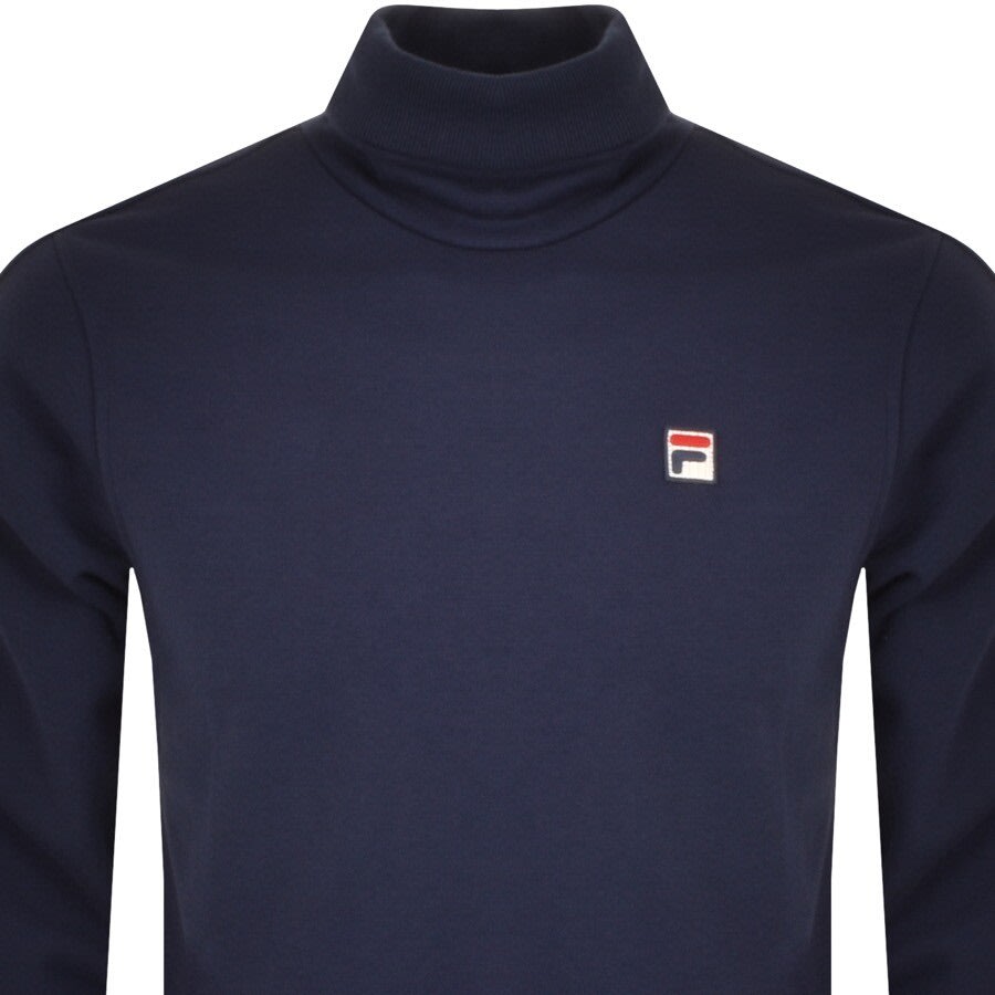 Alternative Image for ProductFila Roll Neck Sweatshirt Navy2