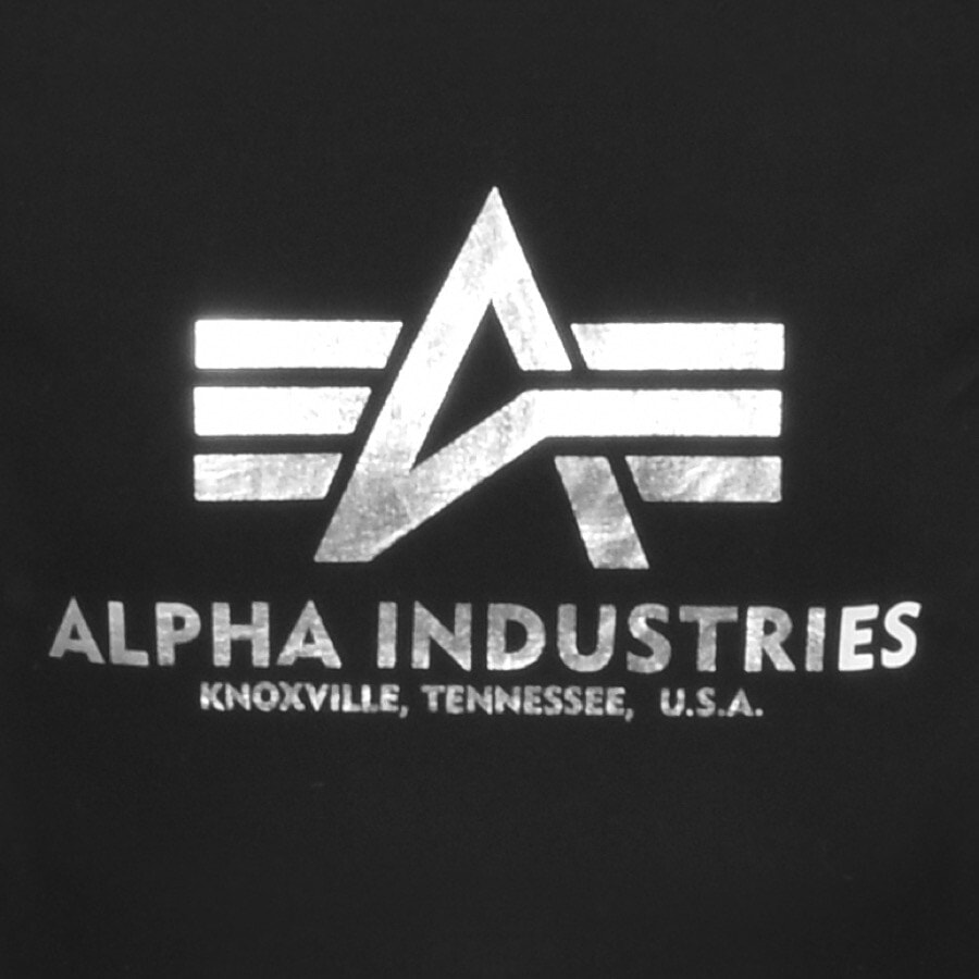 Alternative Image for ProductAlpha Industries Basic Logo T Shirt Black3